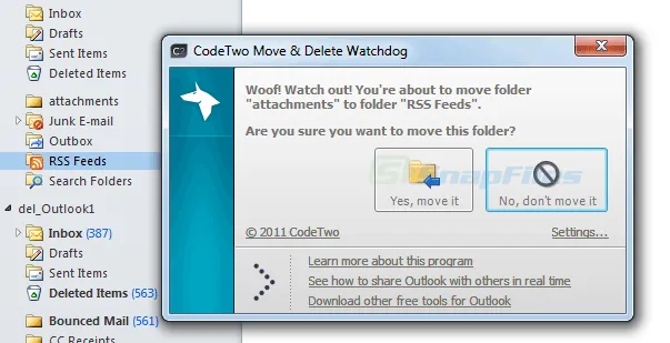 CodeTwo Move and Delete Watchdog 截图 1