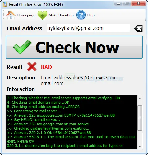 Email Checker Basic 截图 2