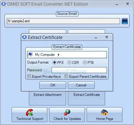 OmidSoft Email Converter 截图 2