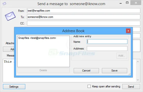 SMTP Mail Sender 截图 2