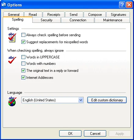 Spell Checker For OE 截图 2