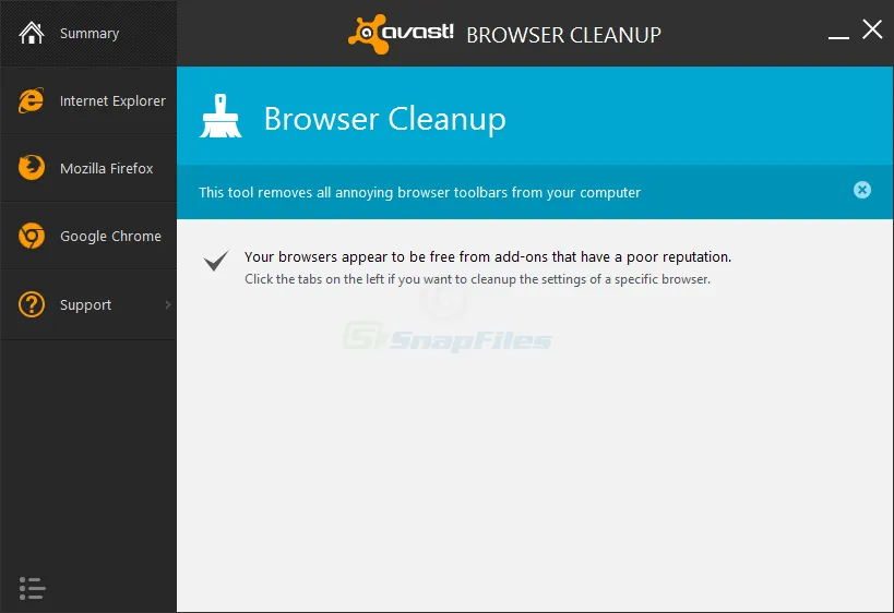 Avast Browser Cleanup Tool 截图 1