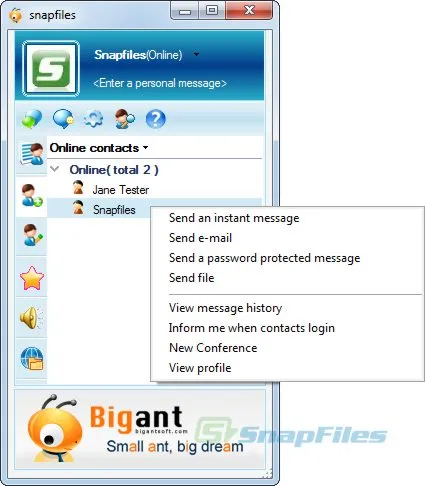 BigAnt Office Messenger 截图 1