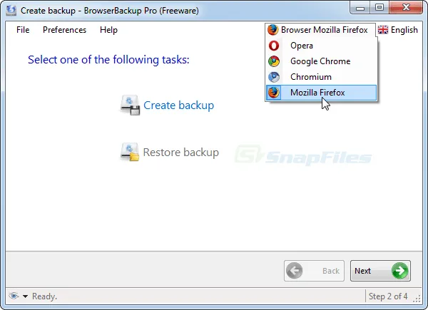 BrowserBackup Pro 截图 1