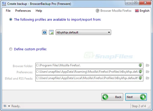 BrowserBackup Pro 截图 2