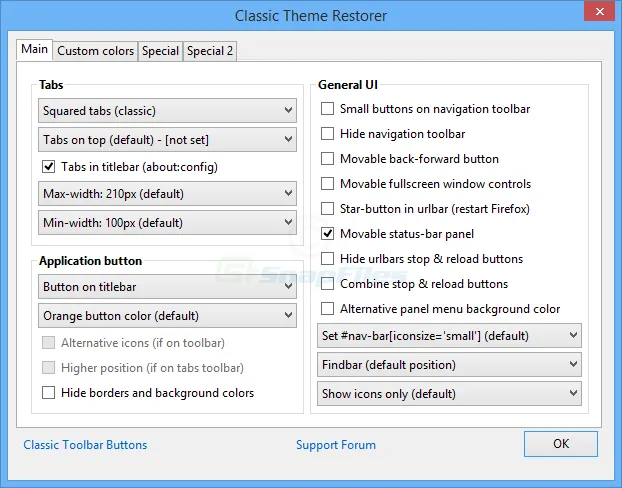 Classic Theme Restorer 截图 1