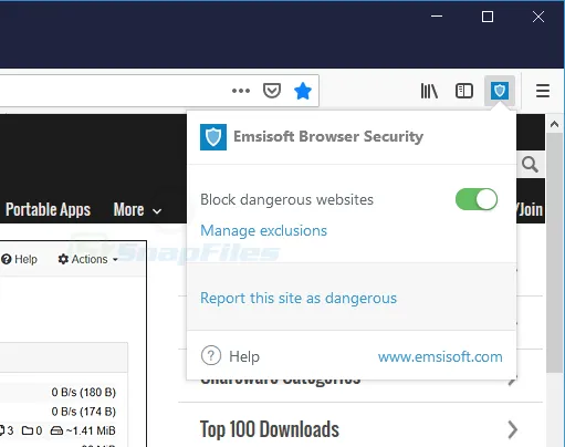 Emsisoft Browser Security for Firefox 截图 1