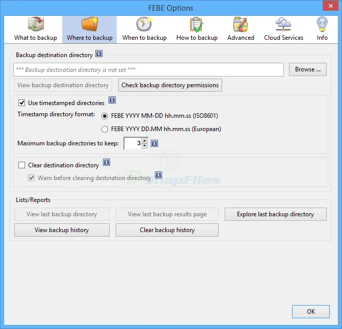 Firefox Extension Backup (FEBE) 截图 2