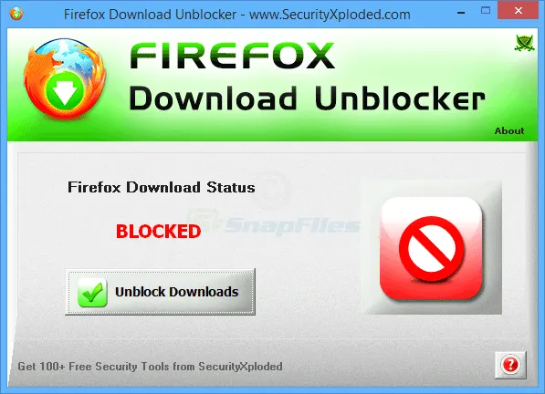 Firefox Download Unblocker 截图 1