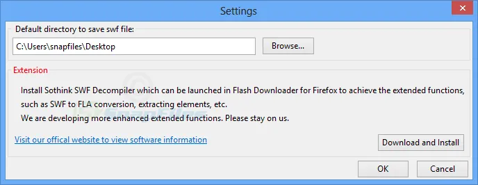 Flash Downloader for Firefox 截图 2