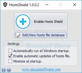 HostsShield 截图 1