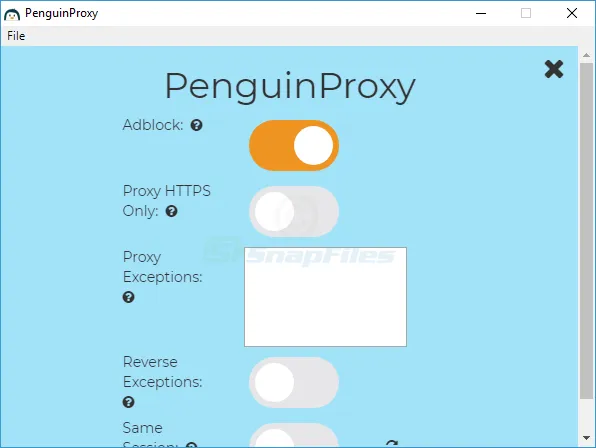 PenguinProxy 截图 2