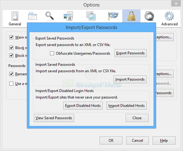 Firefox Password Exporter 截图 1