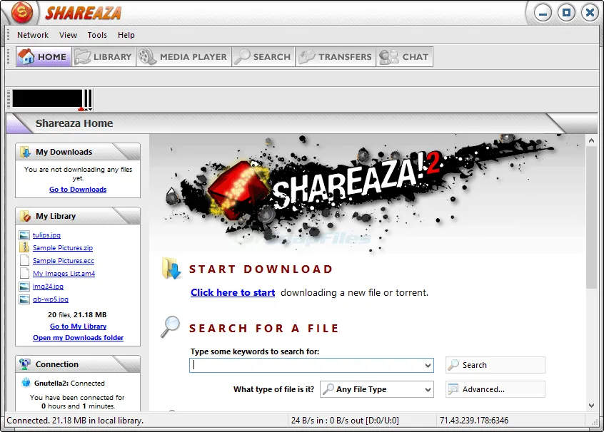 Shareaza 截图 1