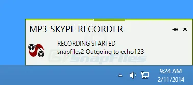 MP3 Skype Recorder 截图 2