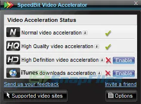 SPEEDbit Video Accelerator 截图 1