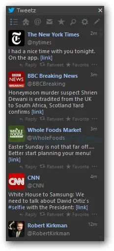 Tweetz Desktop 截图 1