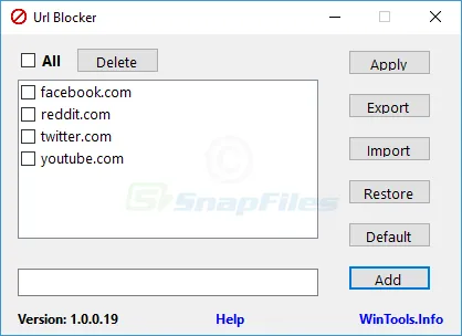 Url Blocker 截图 1