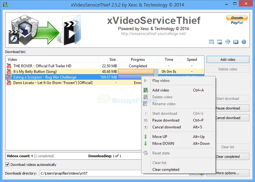 xVideoServiceThief 截图 1