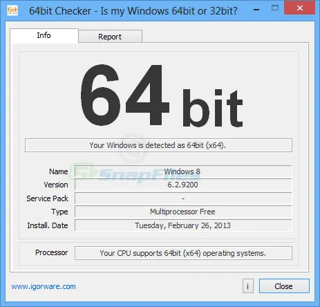 64bit Checker 截图 1