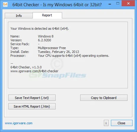 64bit Checker 截图 2