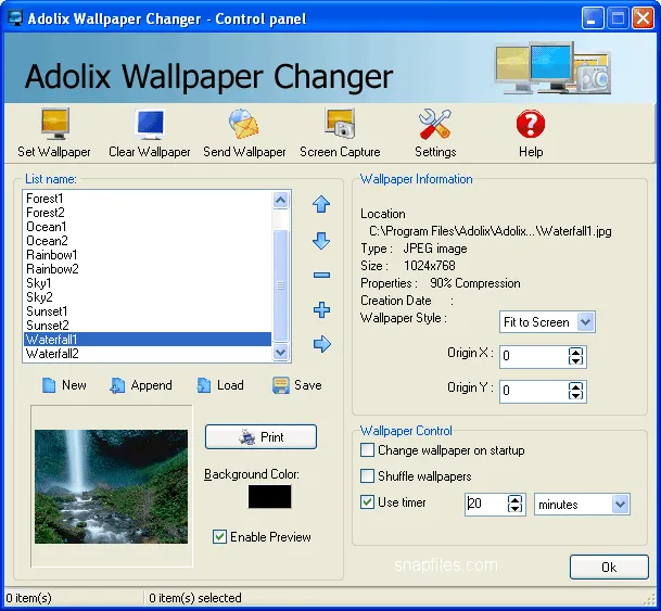 Adolix Wallpaper Changer 截图 1