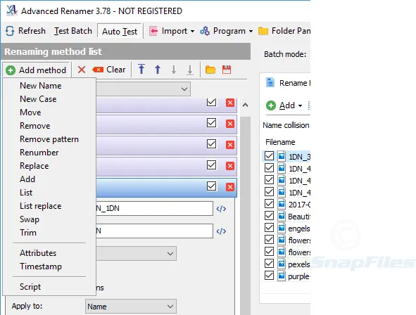 Advanced Renamer 截图 2