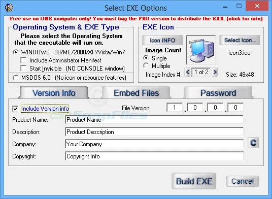 Advanced BAT to EXE Converter 截图 2