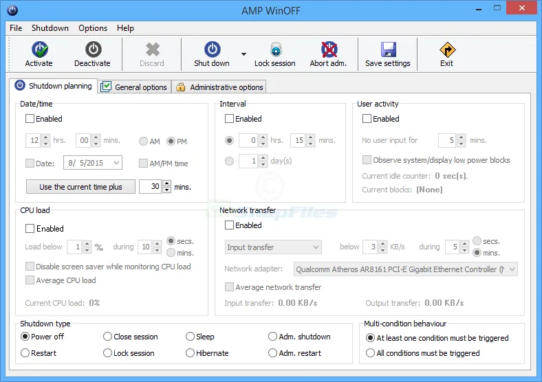 AMP WinOFF 截图 1