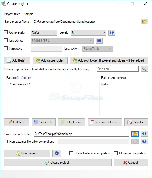AutoZipper 截图 1