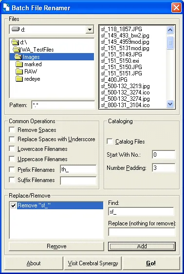 Batch File Renamer 截图 1