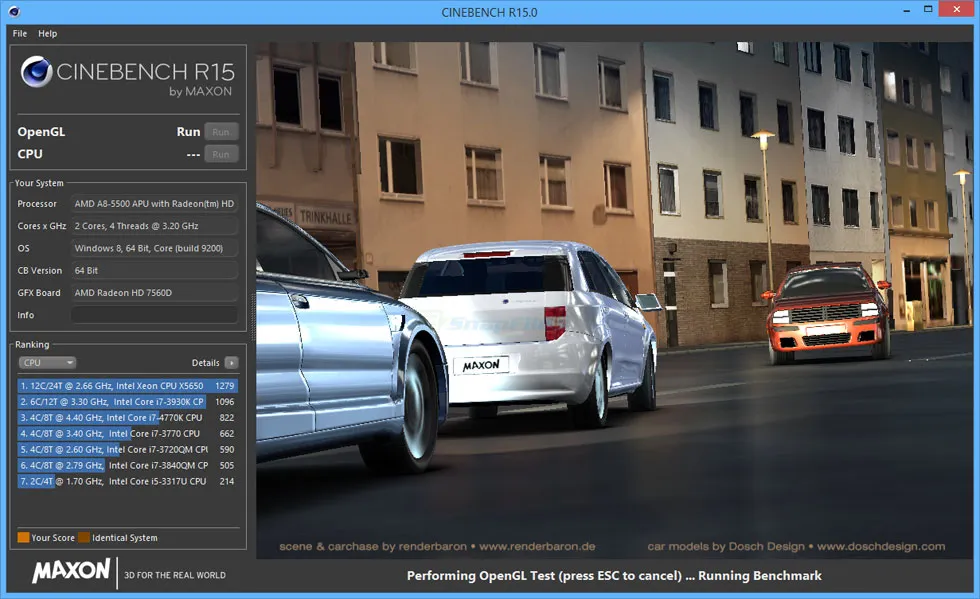 MAXON CINEBENCH 截图 1