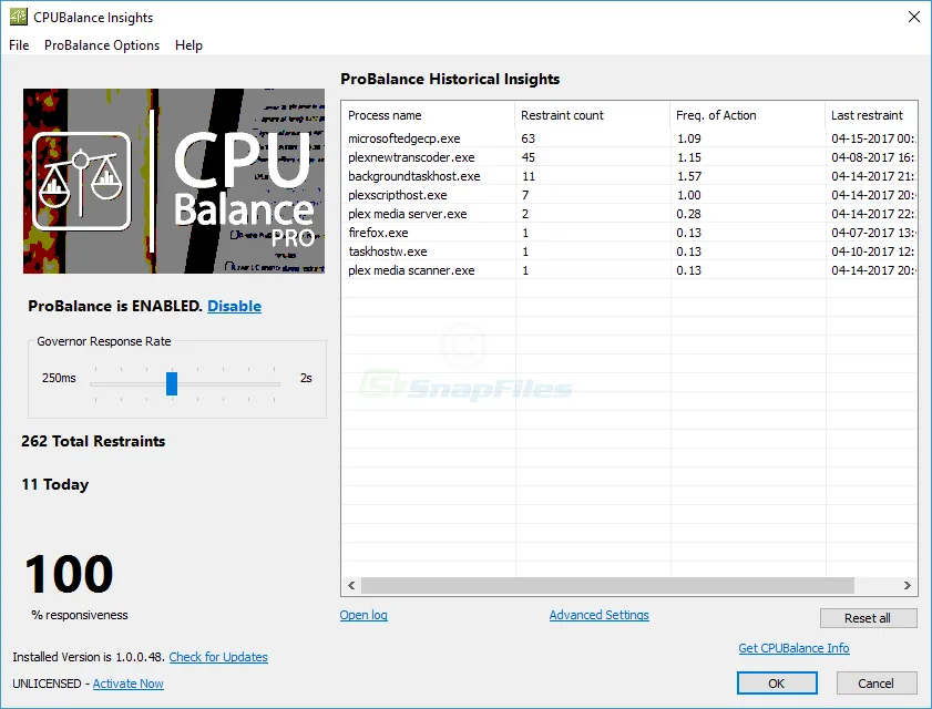 CPUBalance 截图 1