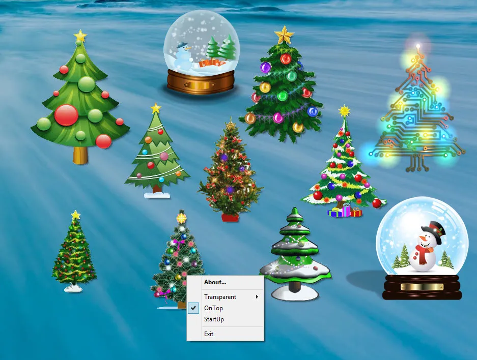 Desktop Christmas Trees 截图 1