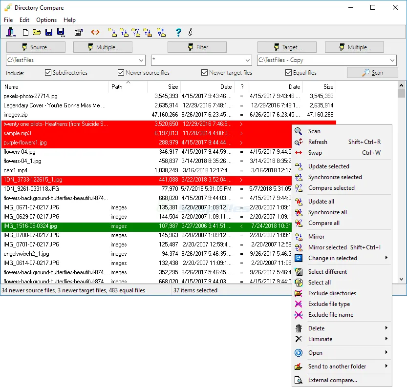 Directory Compare 截图 1