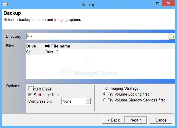 DriveImage XML (Private Edition) 截图 2