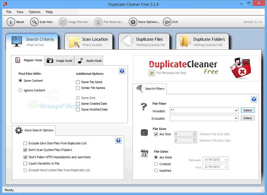 Duplicate Cleaner Free 截图 1