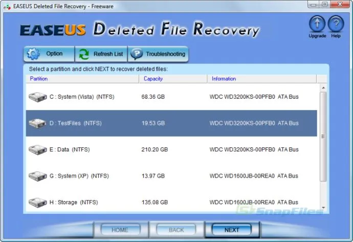 EaseUS Deleted File Recovery 截图 1