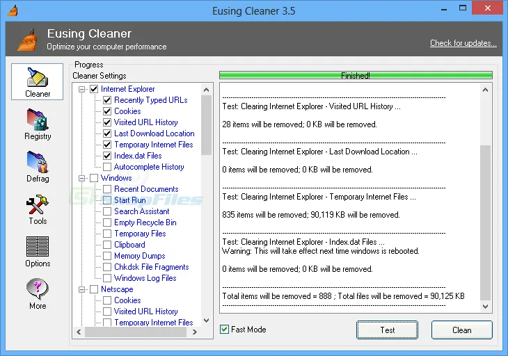 Eusing Cleaner 截图 1