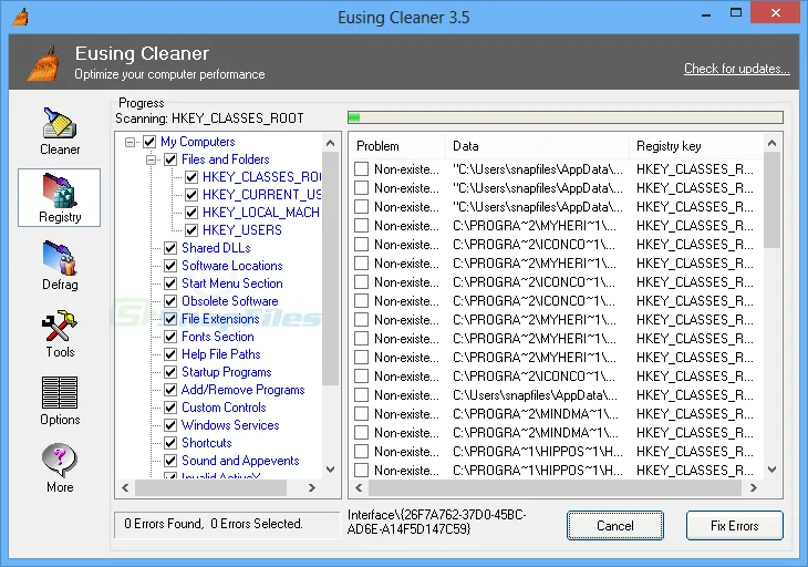 Eusing Cleaner 截图 2