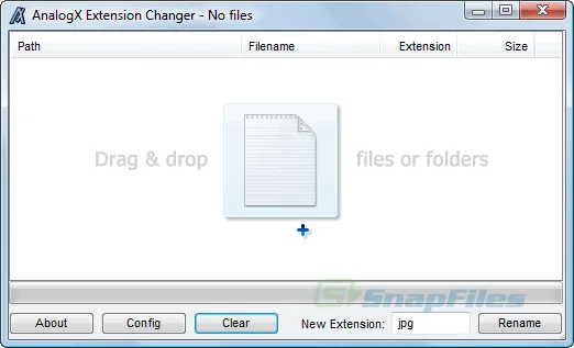 AnalogX Extension Changer 截图 1