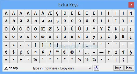 Extra Keys 截图 2