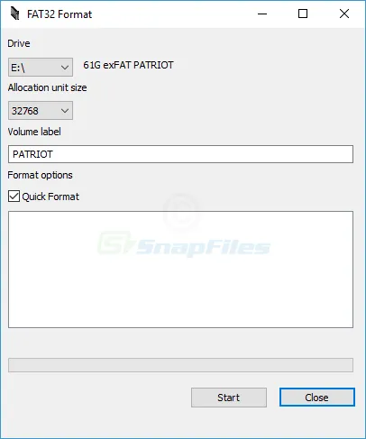 Fat32 Format 截图 1