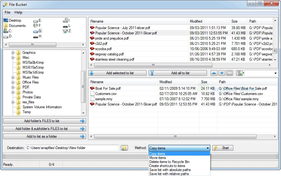 File Bucket 截图 1
