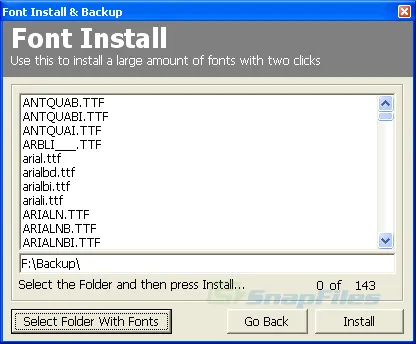 Font Install & Backup 截图 2