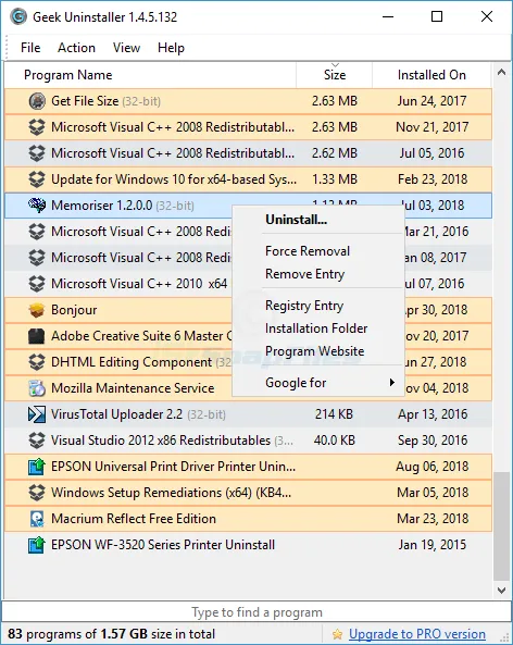 Geek Uninstaller 截图 1