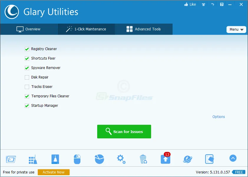 Glary Utilities Free 截图 2