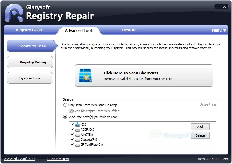 Glary Registry Repair 截图 2