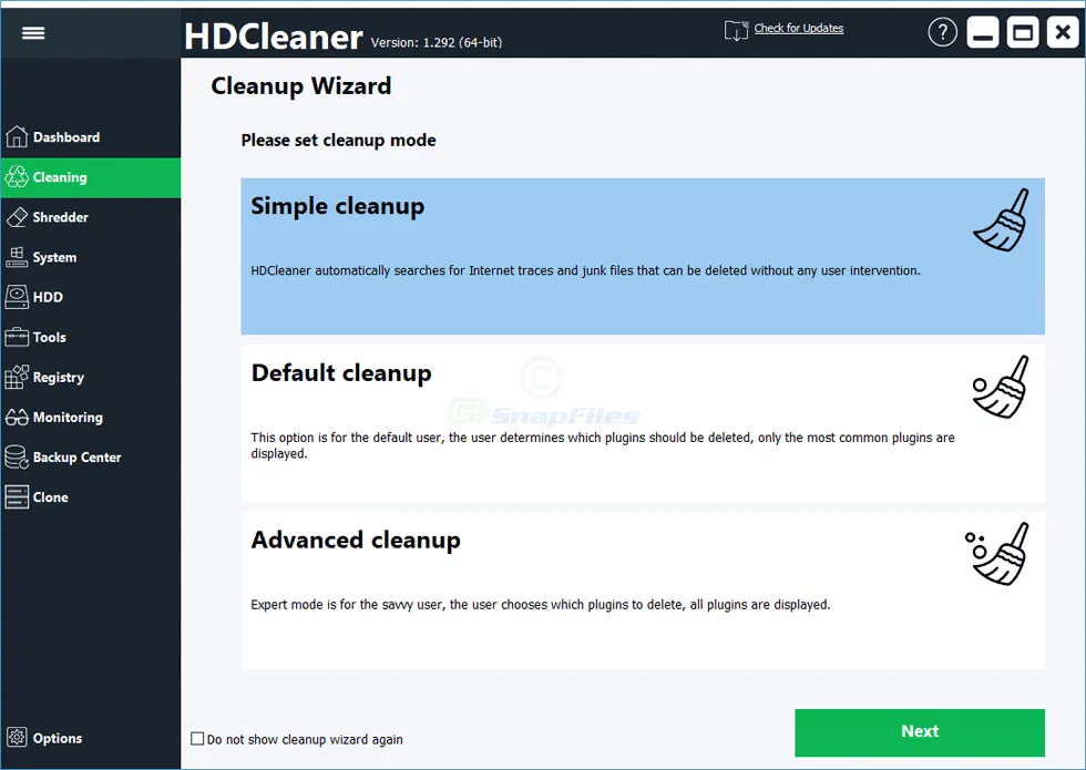 HDCleaner 截图 2