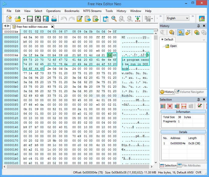 Free Hex Editor Neo 截图 1